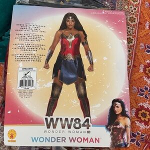 Wonder Woman Costume with Red and Blue Details